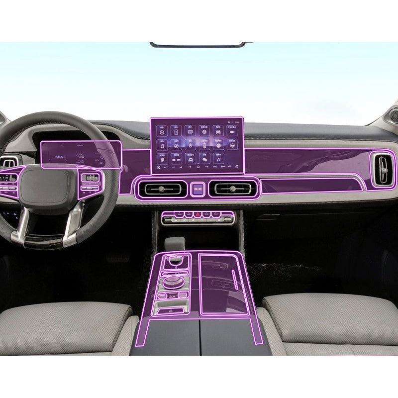 TPU Protective Film Gear Screen & Dashboard For BAIC BJ60