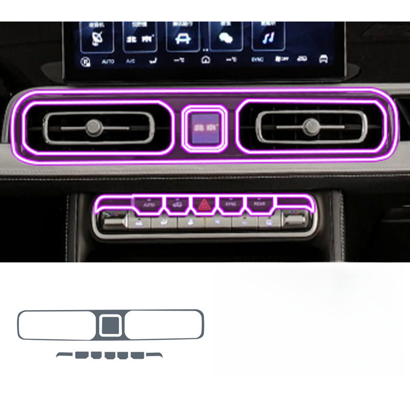 TPU Protective Film Gear Screen & Dashboard For BAIC BJ60