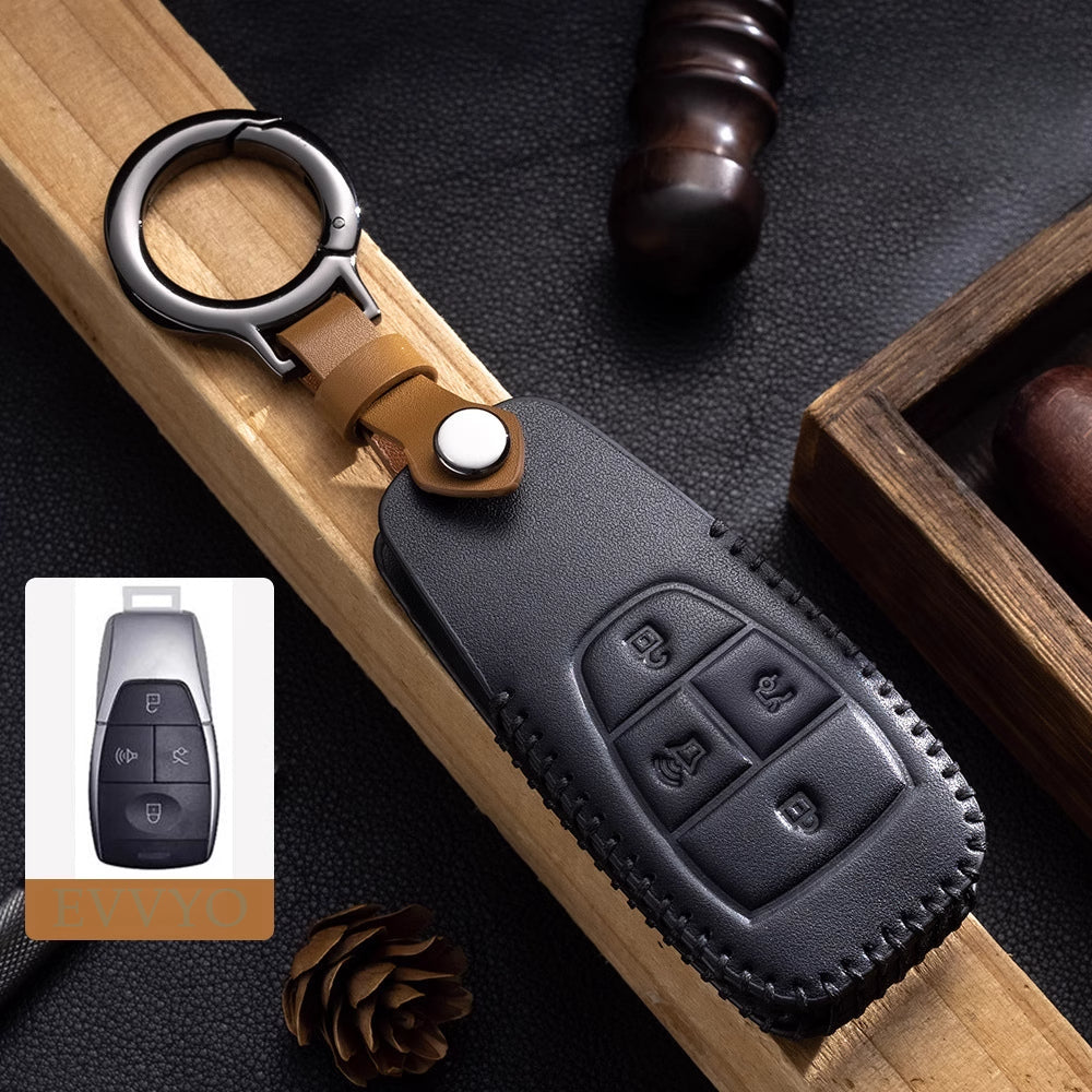 Leather Key Case For BAIC BJ30