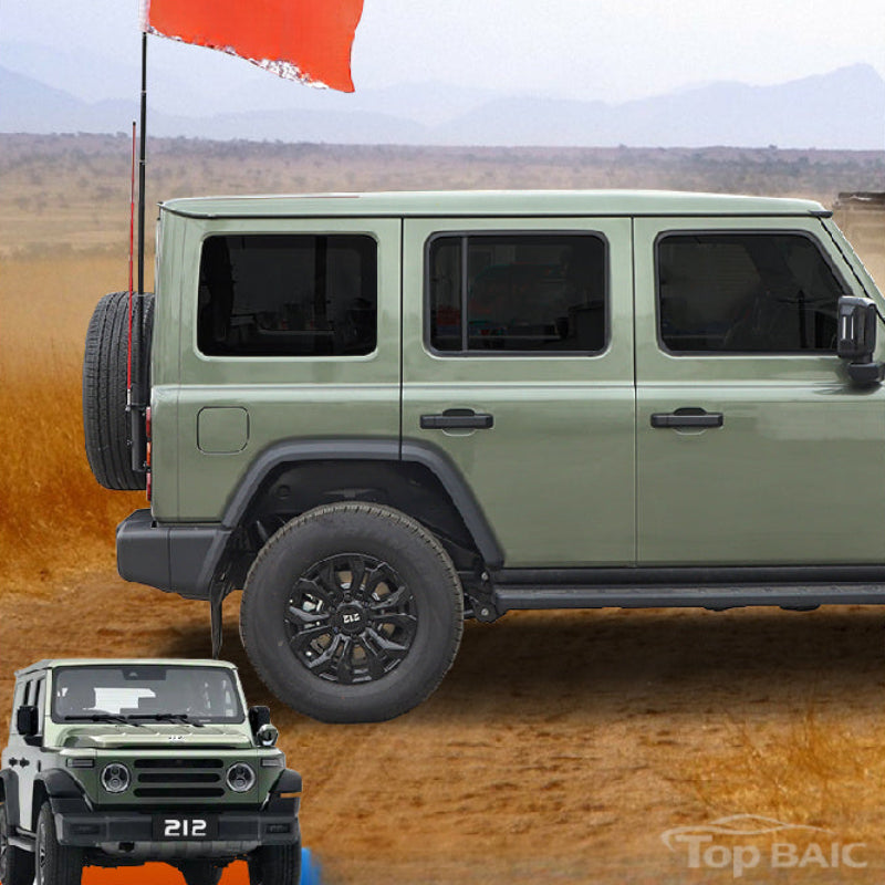 Tailgate Flagpole & Antenna Bracket For BAW 212