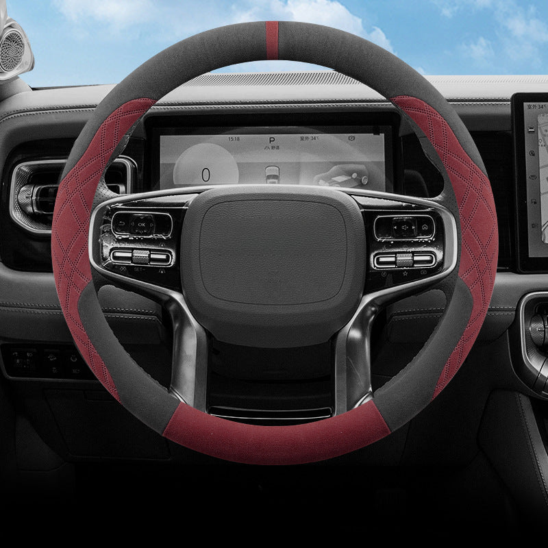 Winter Suede Steering Wheel Cover For BAIC BJ60