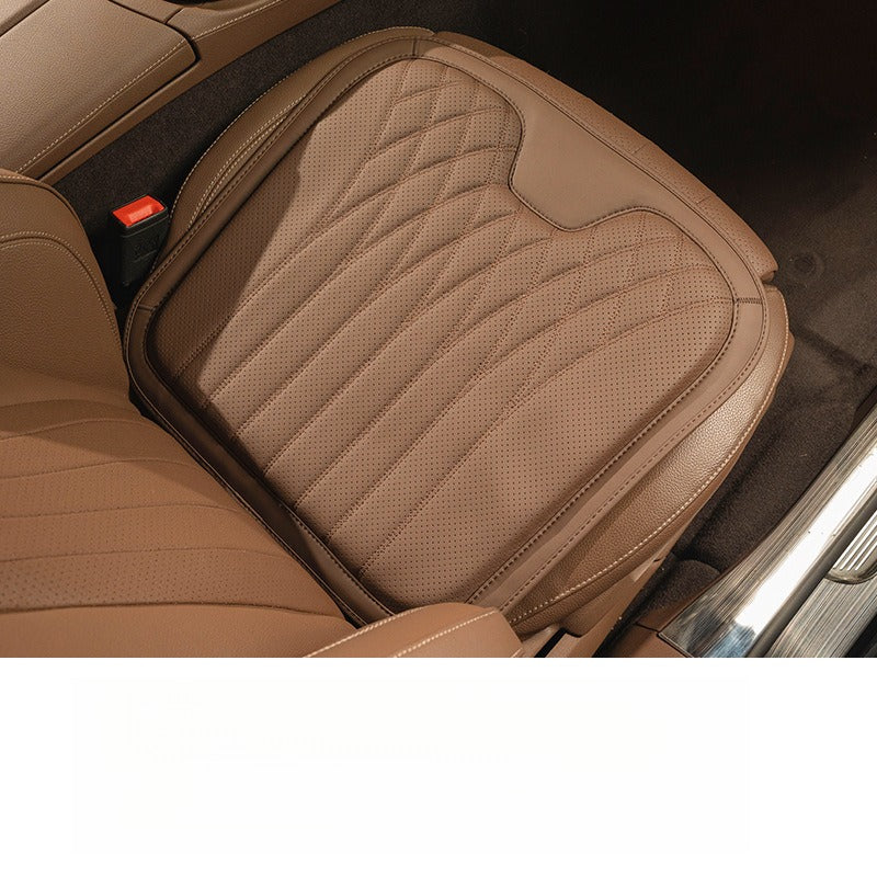 Premium Nappa Leather Seat Cushion & Backrest Set