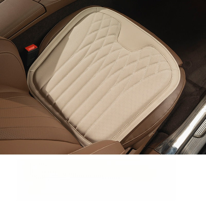 Premium Nappa Leather Seat Cushion & Backrest Set
