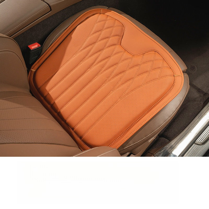 Premium Nappa Leather Seat Cushion & Backrest Set
