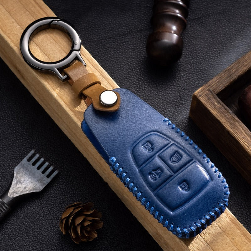 Handmade Genuine Leather Key Case for BAIC BJ30 / BJ40 / BJ60