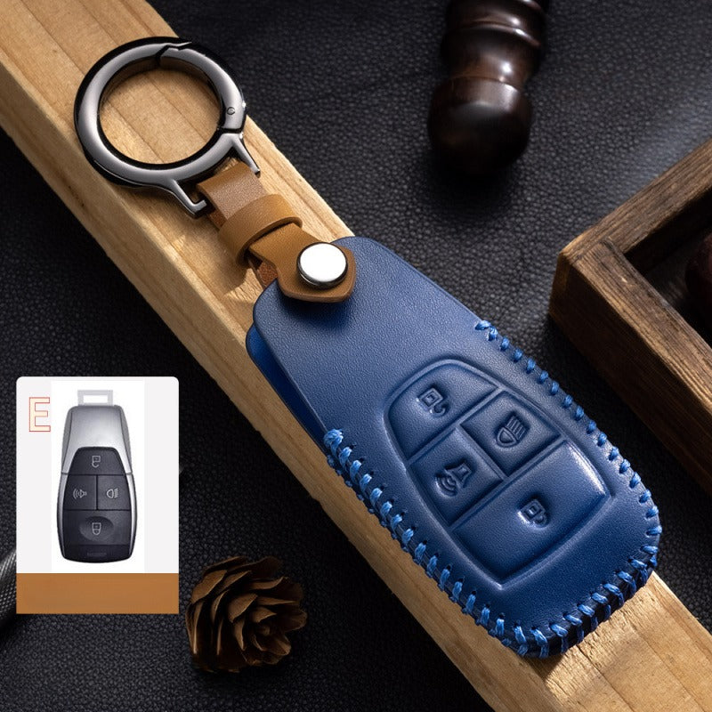 Handmade Genuine Leather Key Case for BAIC BJ30 / BJ40 / BJ60