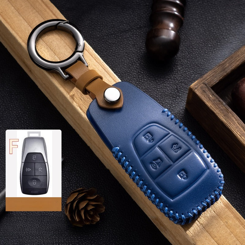 Handmade Genuine Leather Key Case for BAIC BJ30 / BJ40 / BJ60