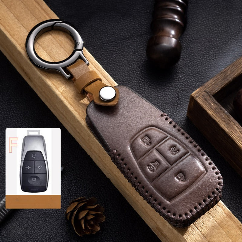 Handmade Genuine Leather Key Case for BAIC BJ30 / BJ40 / BJ60