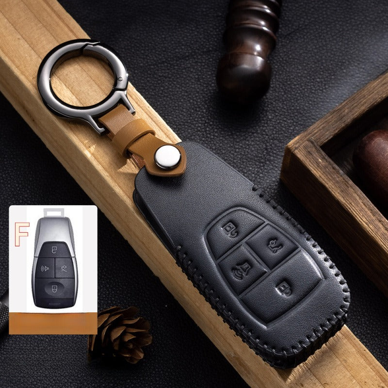 Handmade Genuine Leather Key Case for BAIC BJ30 / BJ40 / BJ60
