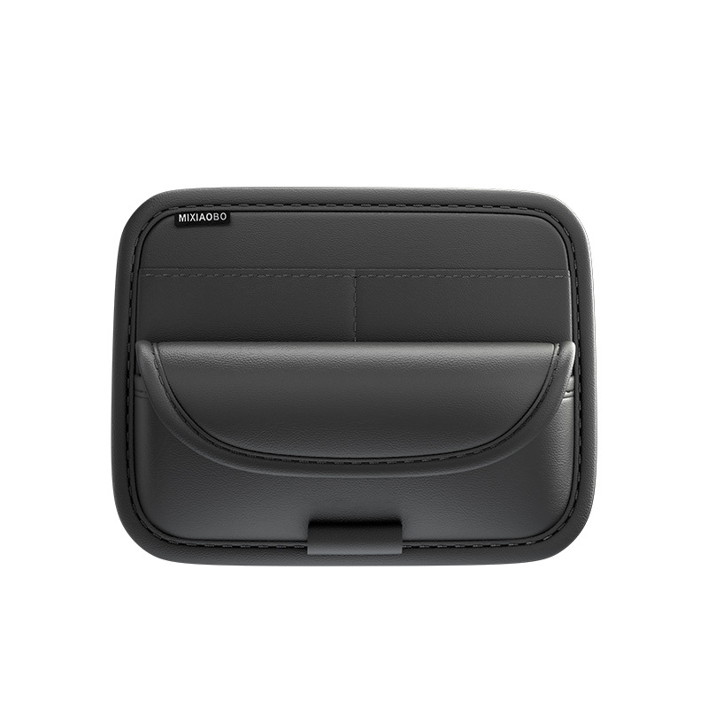 Leather Car Sun Visor Sunglasses Holder | Glasses & Card Organizer
