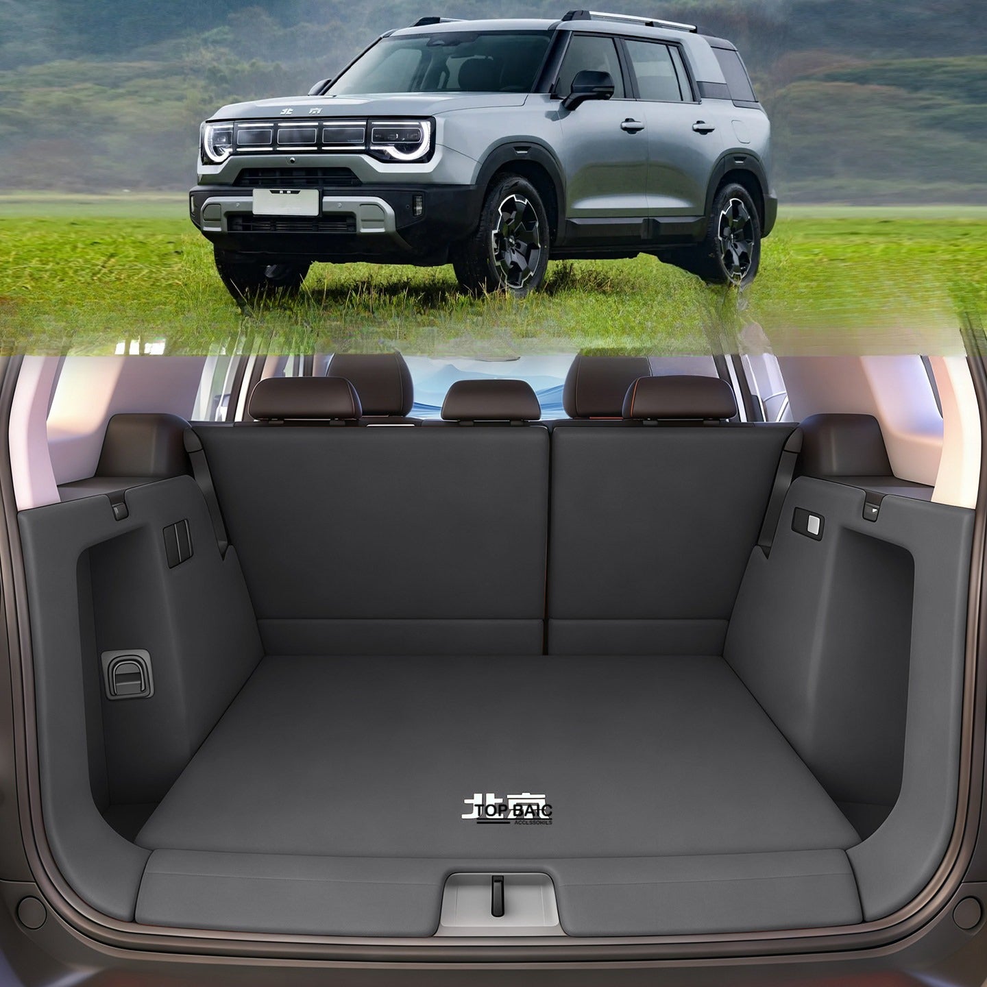 Nappa Leather Trunk Mat for BJ30