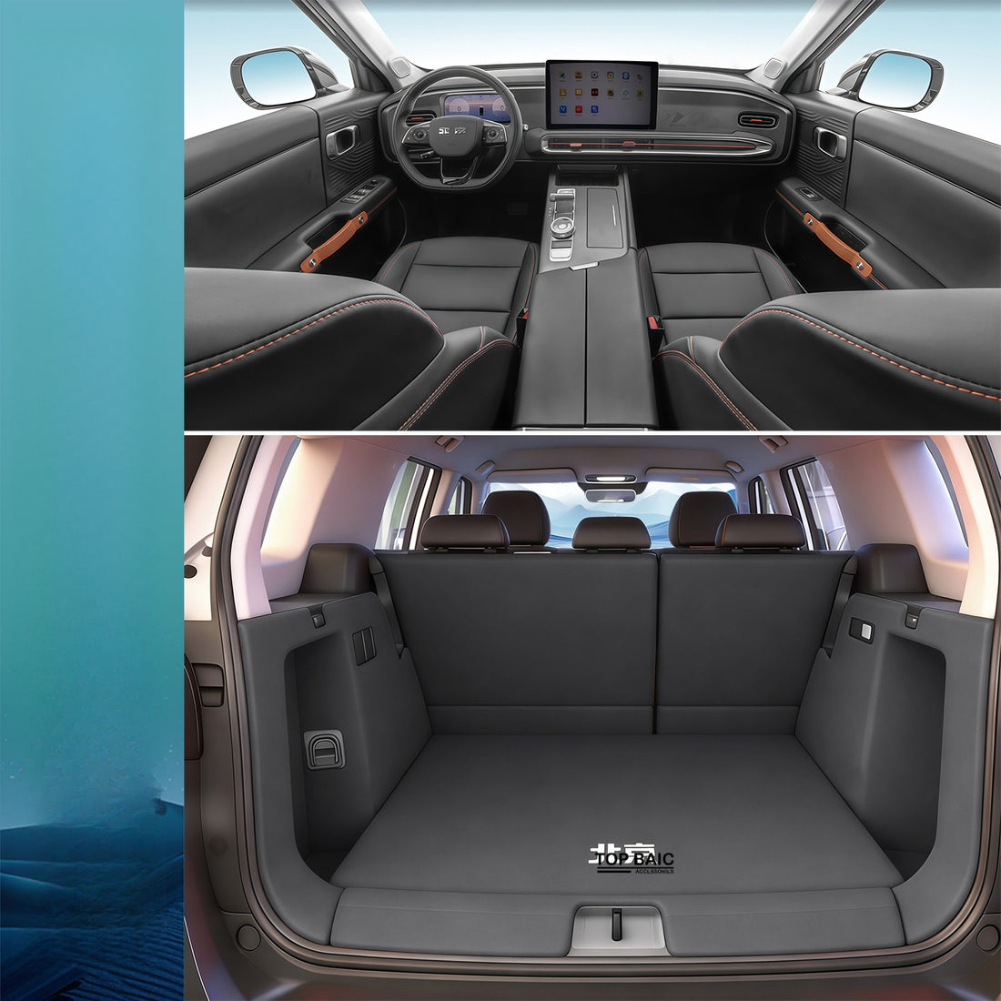 Nappa Leather Trunk Mat for BJ30