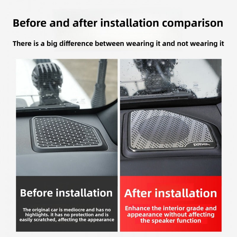 Dashboard Speaker Decorative Frame Cover For BAW 212