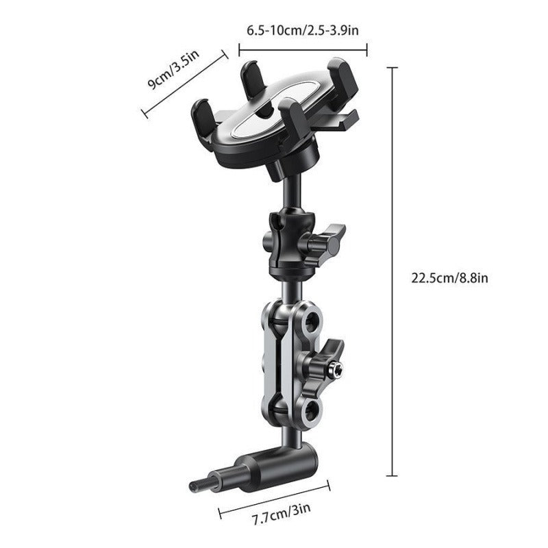 Universal A-Pillar Phone Holder Car Accessories M6 Screw Adjustable Mount
