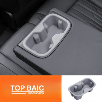 Silicone cup holder mat and driver-side storage pad set for BJ40e