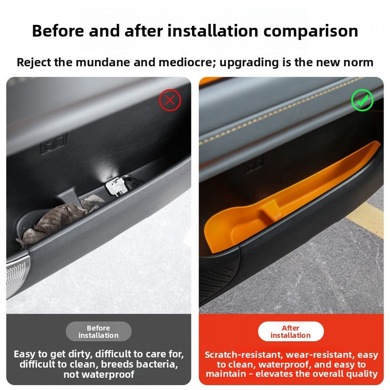 Silicone door side lower storage box for BJ40e