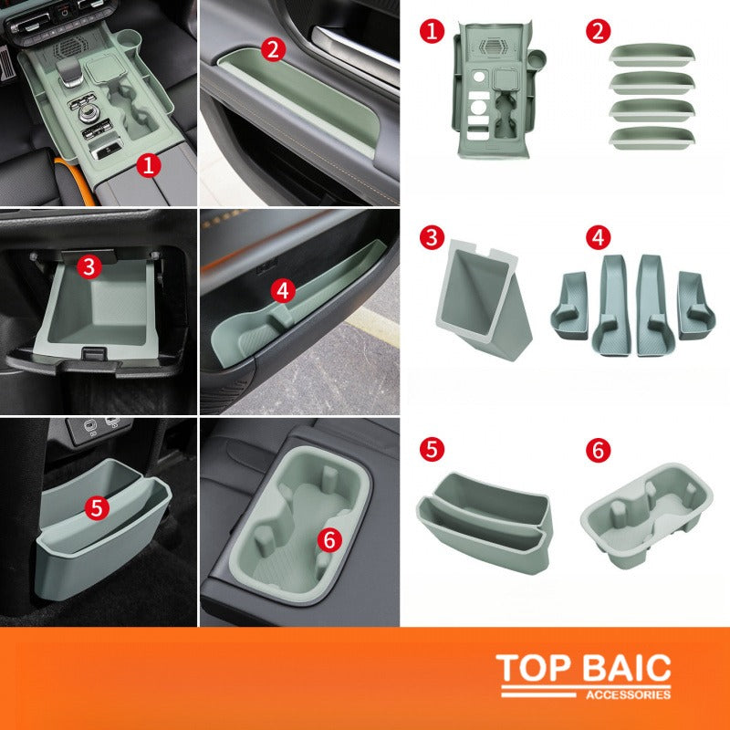 Full silicone storage organizer set for BJ40e
