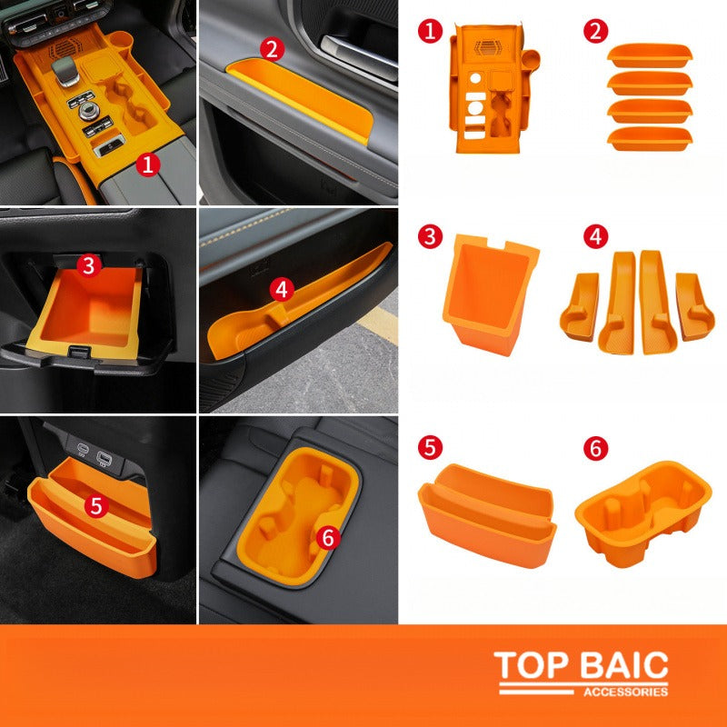 Full silicone storage organizer set for BJ40e