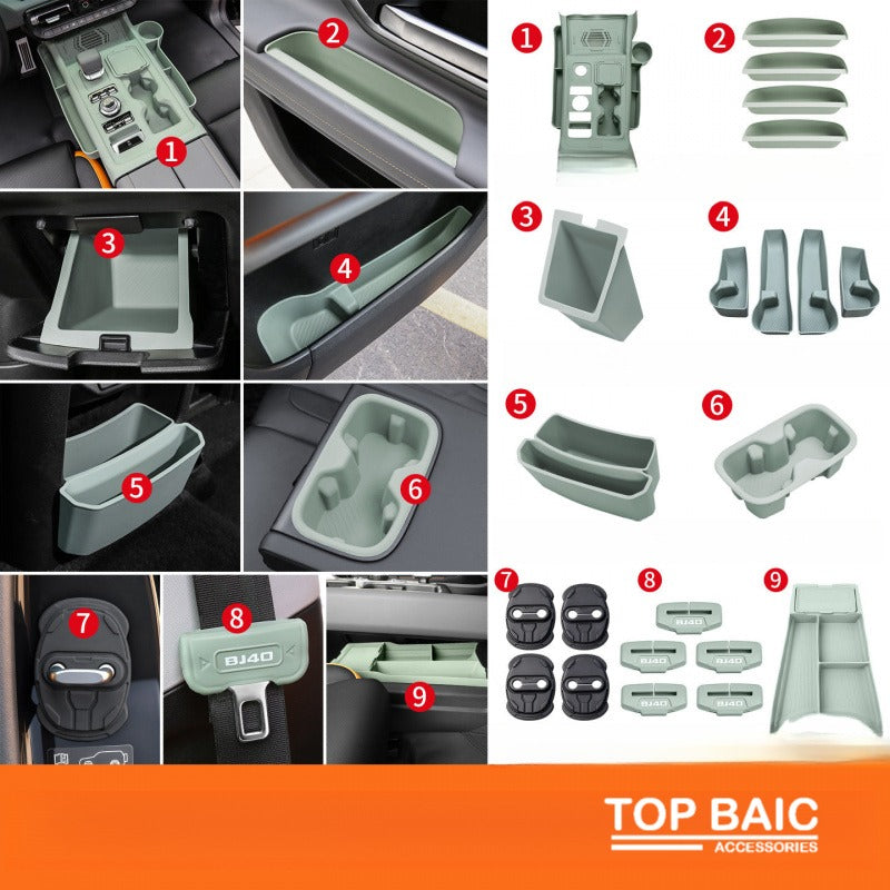 Full silicone storage organizer set for BJ40e