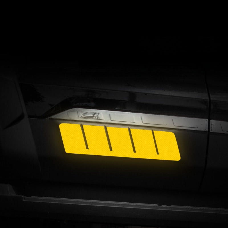 Custom-fit reflective warning stickers for BJ40e