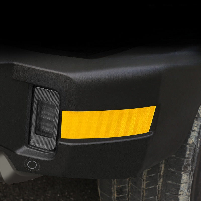 Custom-fit reflective warning stickers for BJ40e