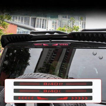 Stylish high-mounted brake light sticker for BJ40e