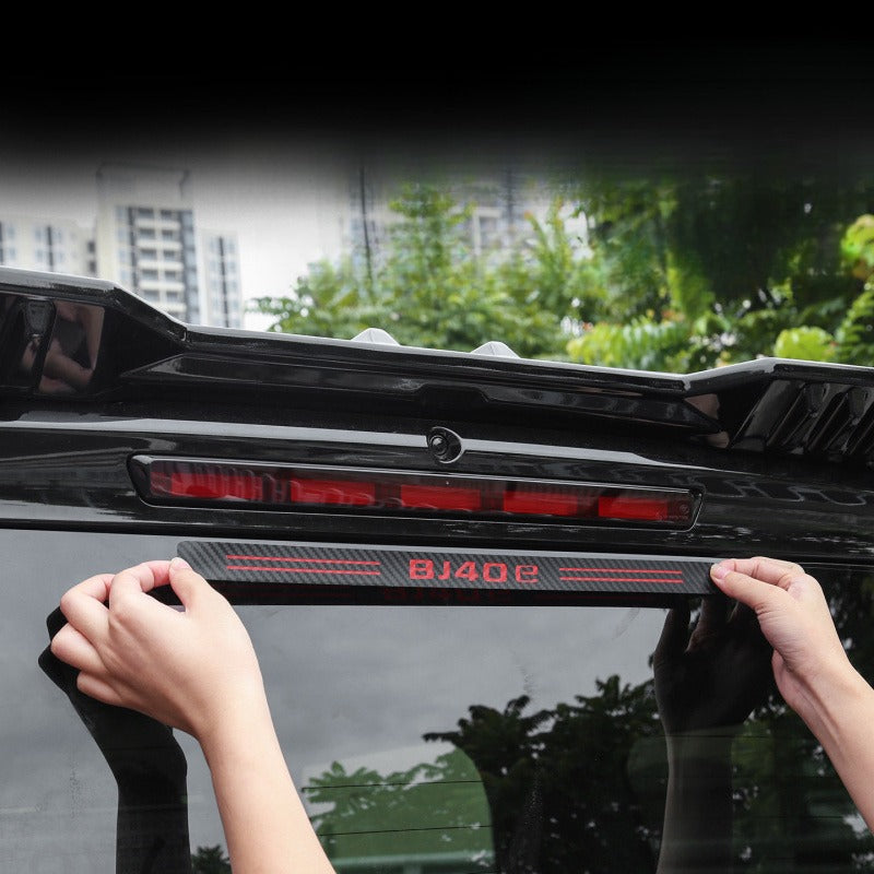 Stylish high-mounted brake light sticker for BJ40e