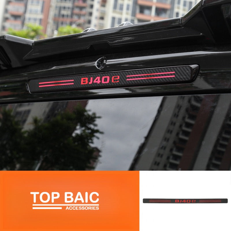 Stylish high-mounted brake light sticker for BJ40e