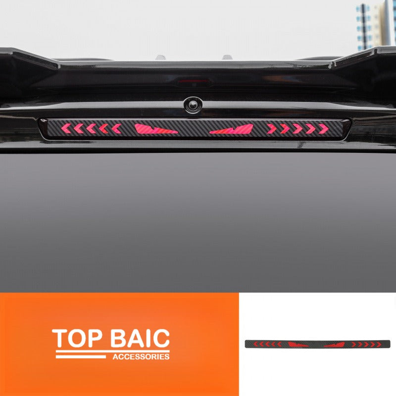 Stylish high-mounted brake light sticker for BJ40e