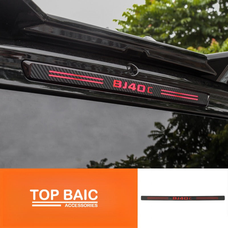 Stylish high-mounted brake light sticker for BJ40e