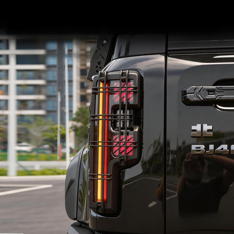 Tail light anti-collision protective covers for BJ40e