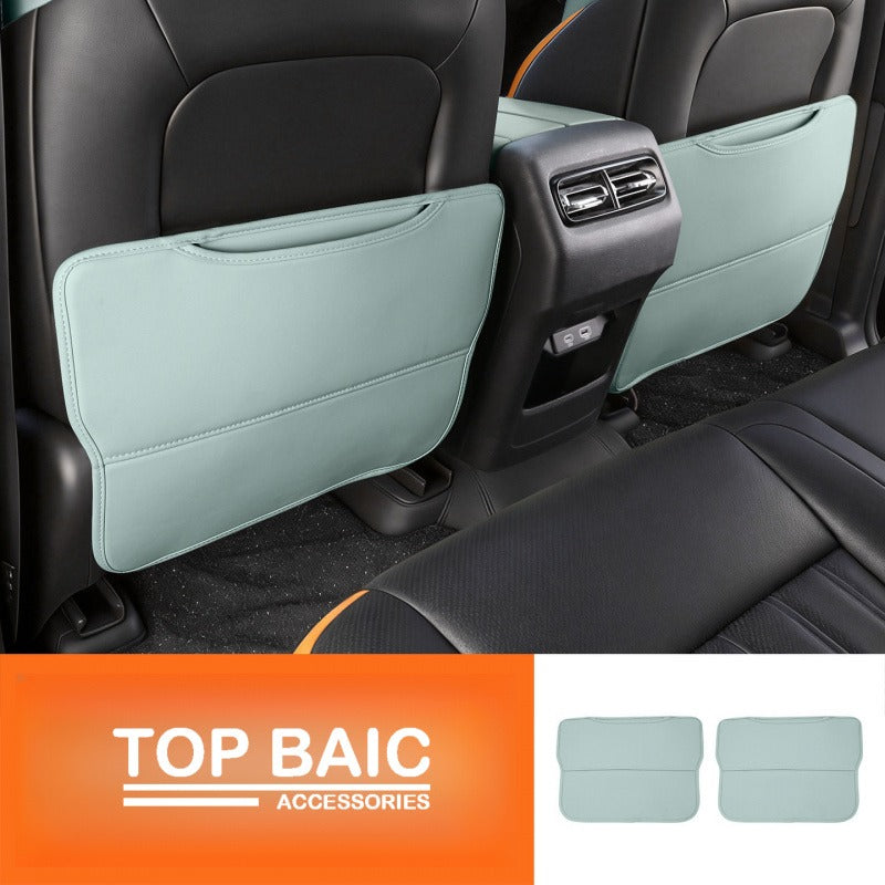 Leather door kick protection pads for BJ40e