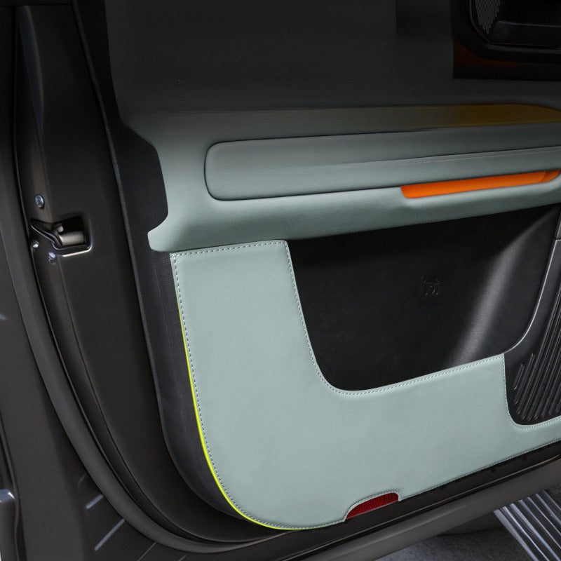 Leather door kick protection pads for BJ40e