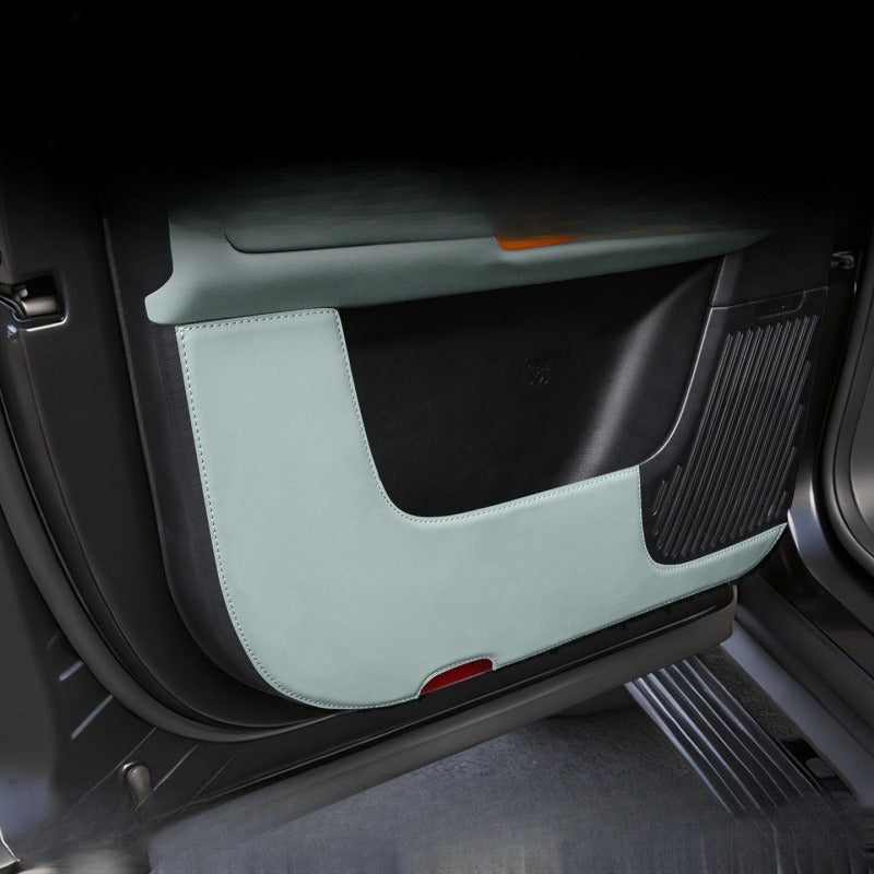 Leather door kick protection pads for BJ40e