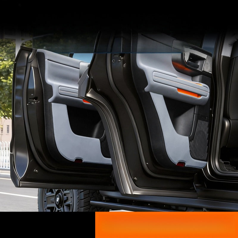 Leather door kick protection pads for BJ40e