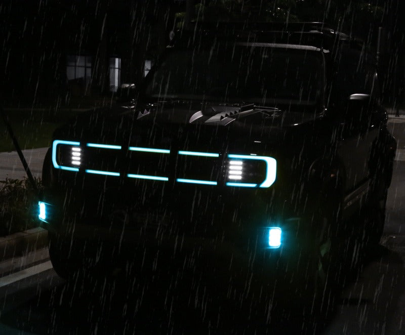 Daytime running light color change film for BJ40e