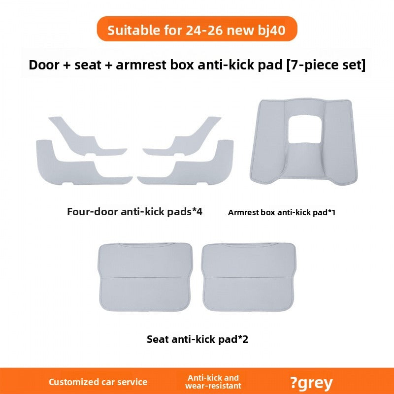 Seat Back Kick Protection Storage Pad For BJ40e