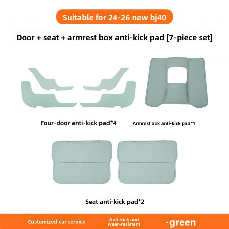 Seat Back Kick Protection Storage Pad For BJ40e