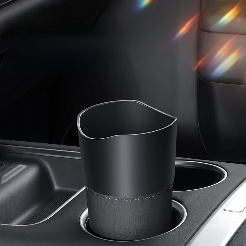 Car Cup Holder Trash Bin Storage Box