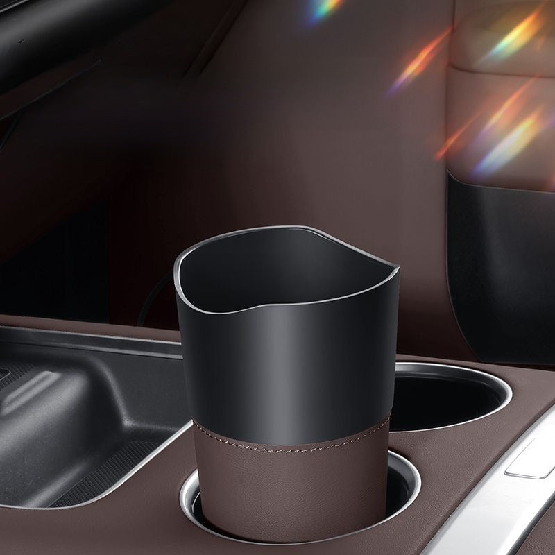 Car Cup Holder Trash Bin Storage Box