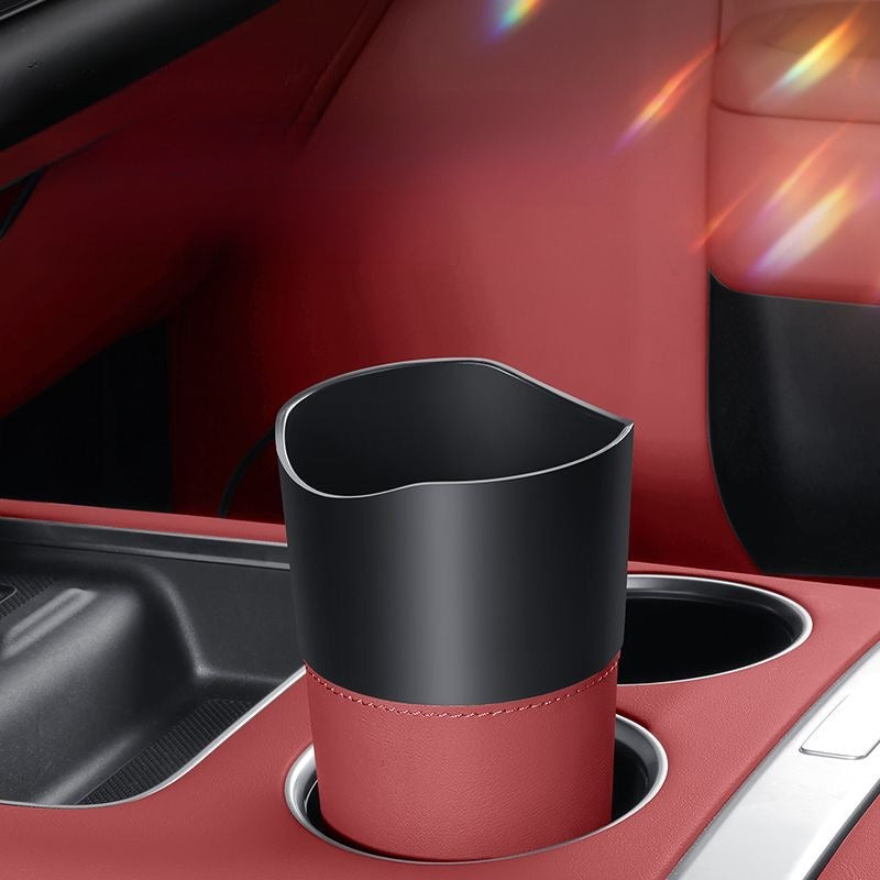 Car Cup Holder Trash Bin Storage Box