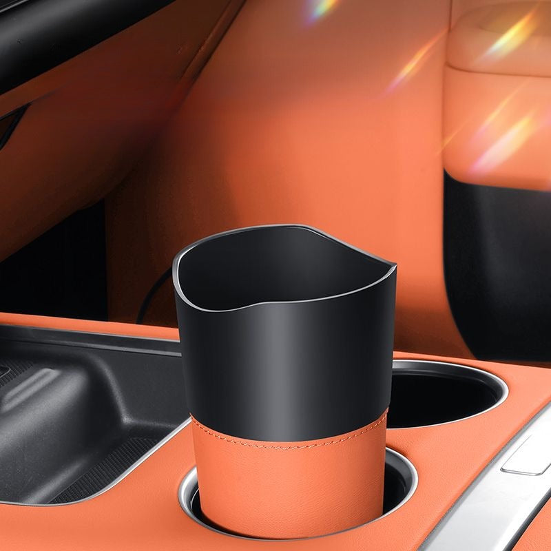 Car Cup Holder Trash Bin Storage Box