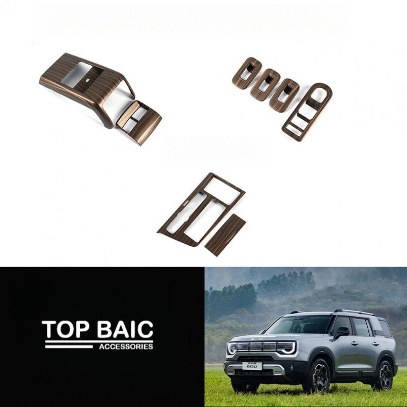 Wood Grain Interior Trim Panels for BAIC BJ30