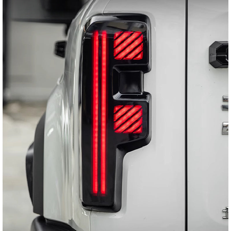 Smoked Black Tail Light Frame Cover For BAIC BJ40E