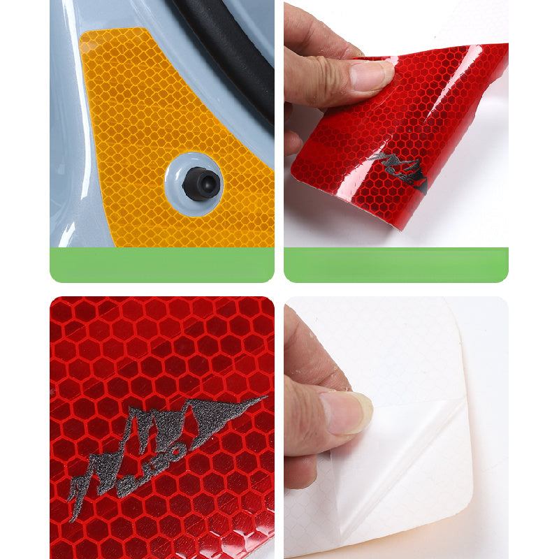 Car Door Reflective Warning Sticker For BAIC BJ30