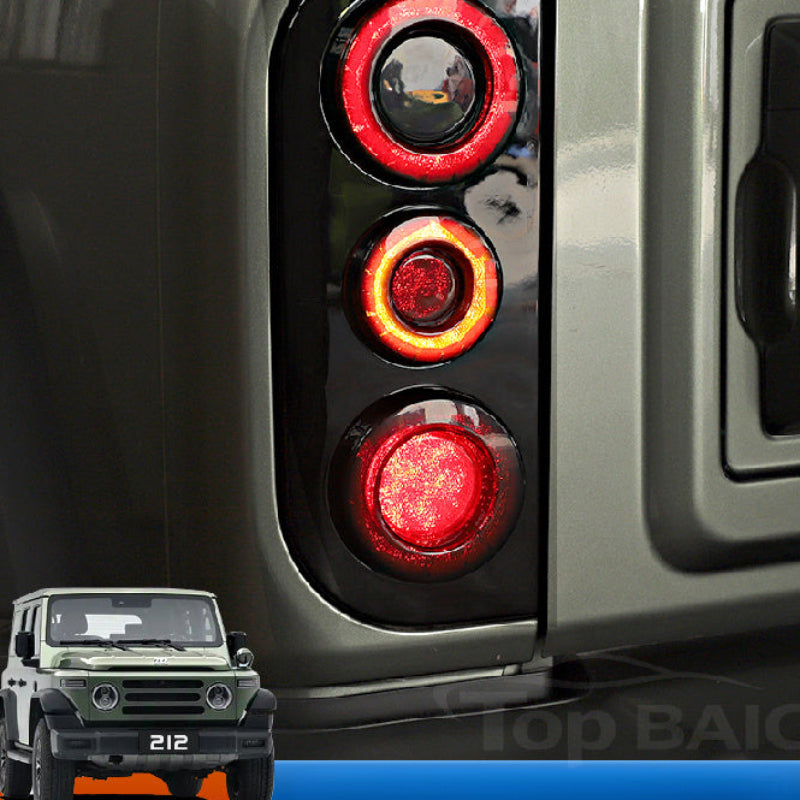 Black Warrior Headlight Covers Smoked Protective Trim For BAW 212