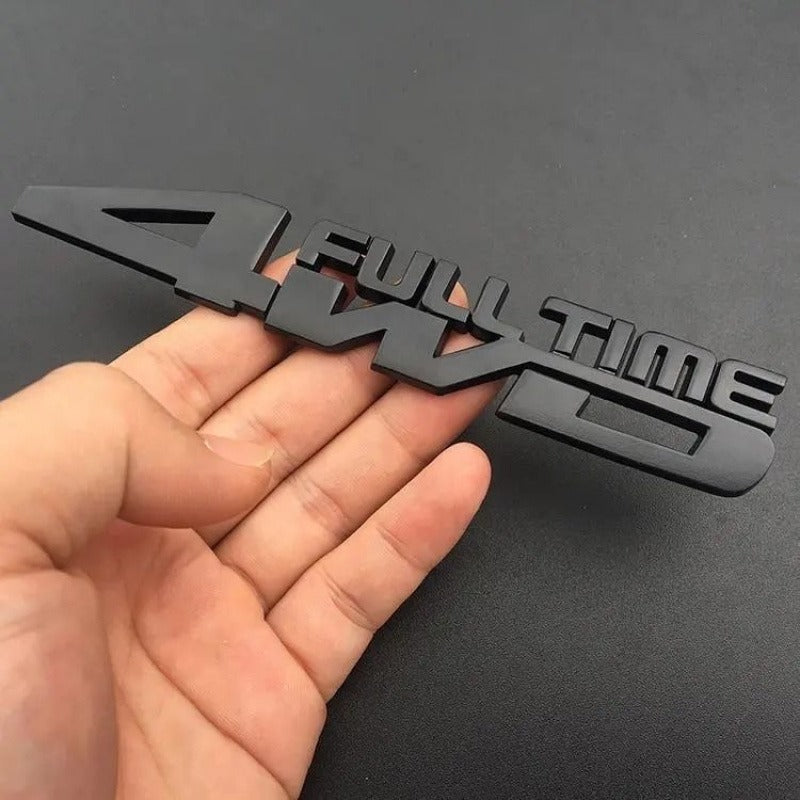 4WD Metal Rear Body Badge Emblem – Universal Car Tail Sticker