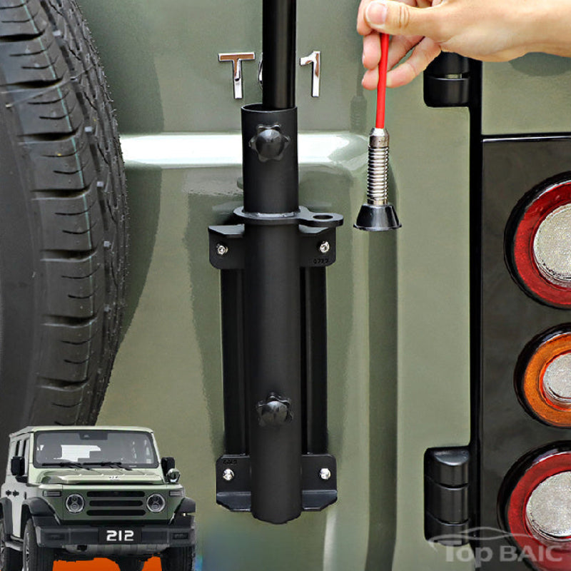 Tailgate Flagpole & Antenna Bracket For BAW 212