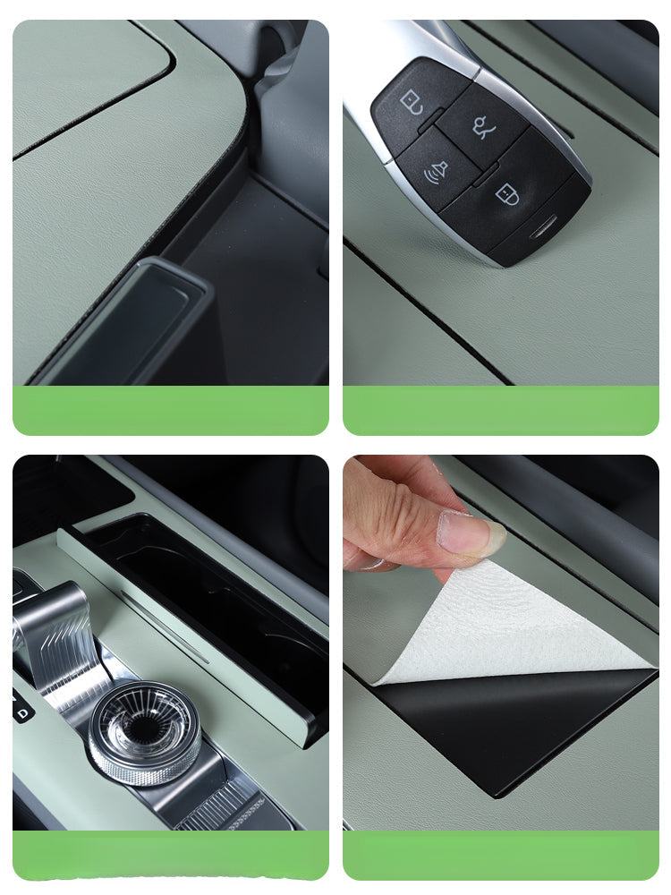 Gear Panel Leather Sticker For BAIC BJ30