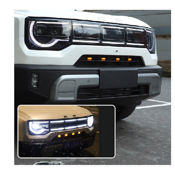Front Grille Yellow Lights For BAIC BJ30